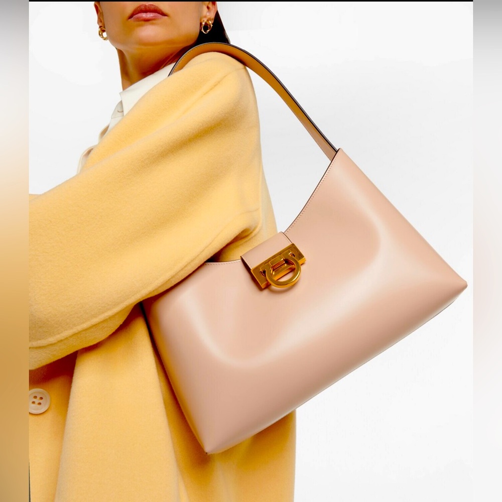 Ferragamo shoulder bag, trifolio bag